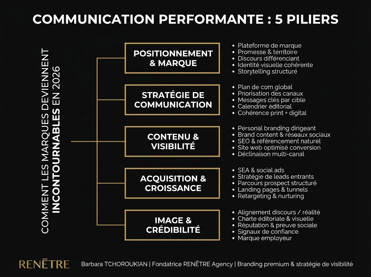 Les 5 piliers d'une communication performante — RENĒTRE Agency